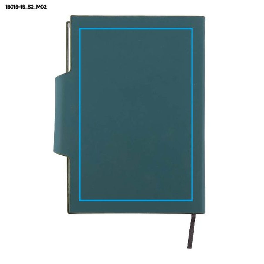 Muistikirja MISI A6: Print area back · Screen printing