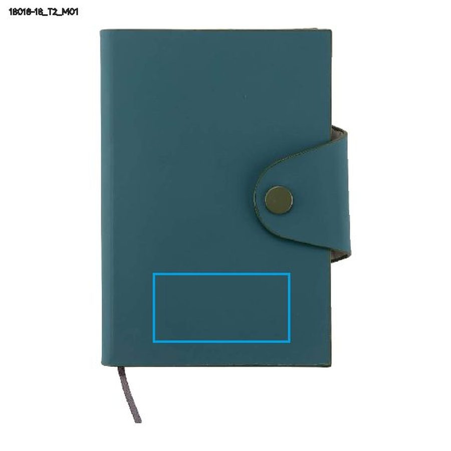 Muistikirja MISI A6: Print area front · Debossing