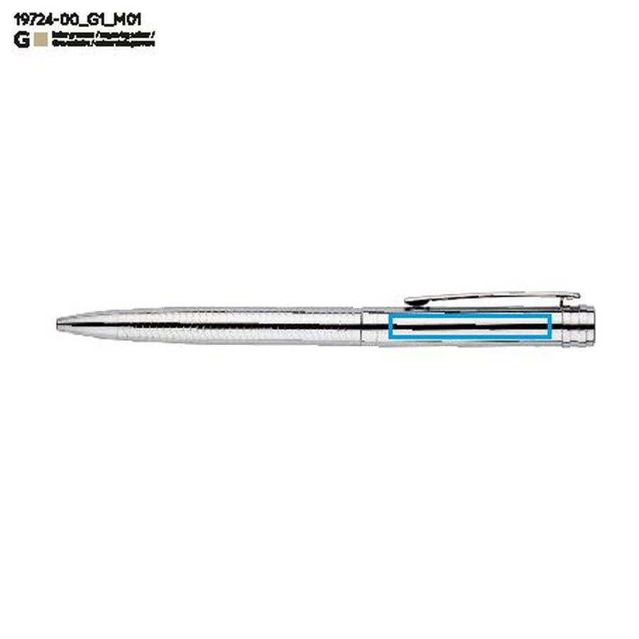 Stylo à bille FIL: Zone de marquage avant · Gravure laser