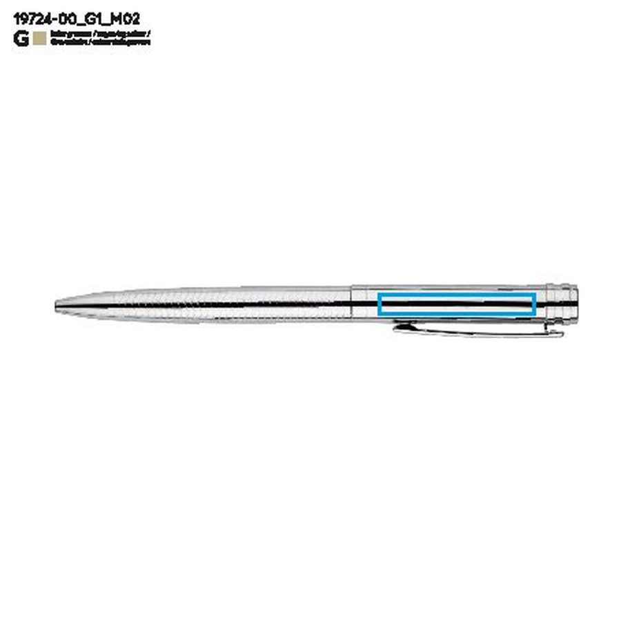 Stylo à bille FIL: Zone de marquage arrière · Gravure laser