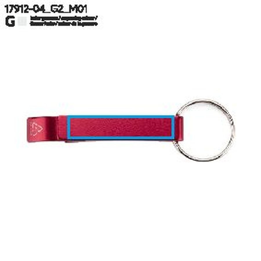 Porte-clés rALI: Zone de marquage avant · Gravure laser