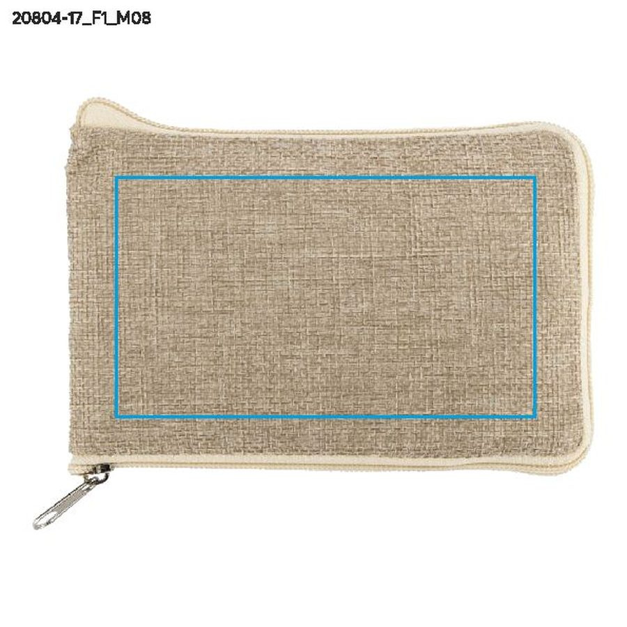 ZIPKO – sac de courses pliant 120 g: Zone de marquage bottom · Transfert sérigraphique