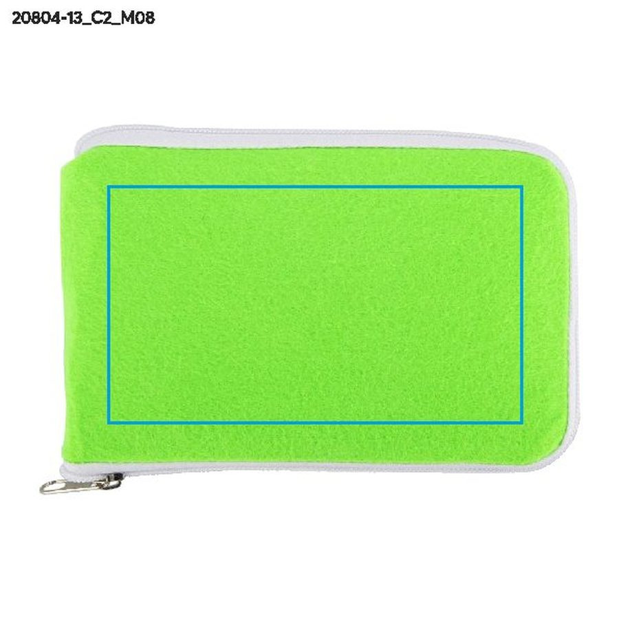 Sac de courses pliable FLIN 120 g: Zone de marquage bottom · DTF