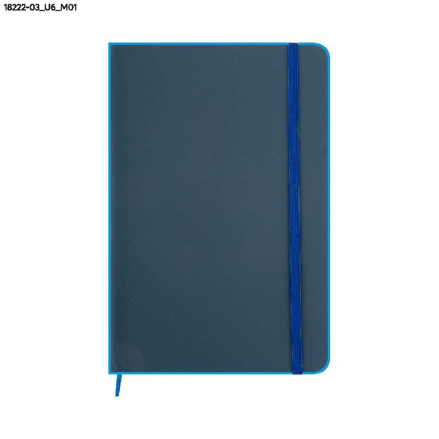 Carnet quadrillé VITAL A5: Zone de marquage avant · Impression UV