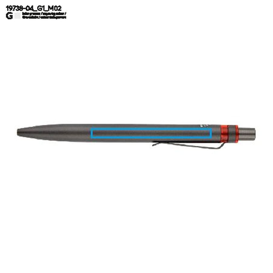 Stylo RAL: Zone de marquage arrière · Gravure laser
