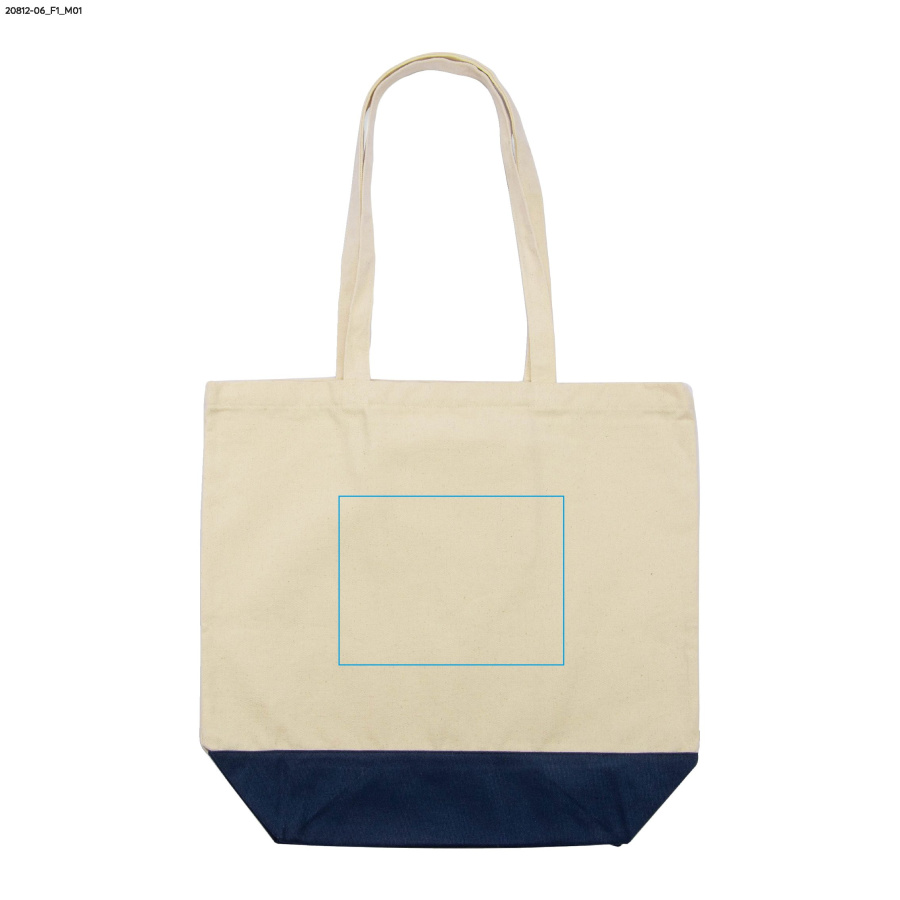 Sac en coton VIBO 340 g: Zone de marquage avant · Transfert sérigraphique