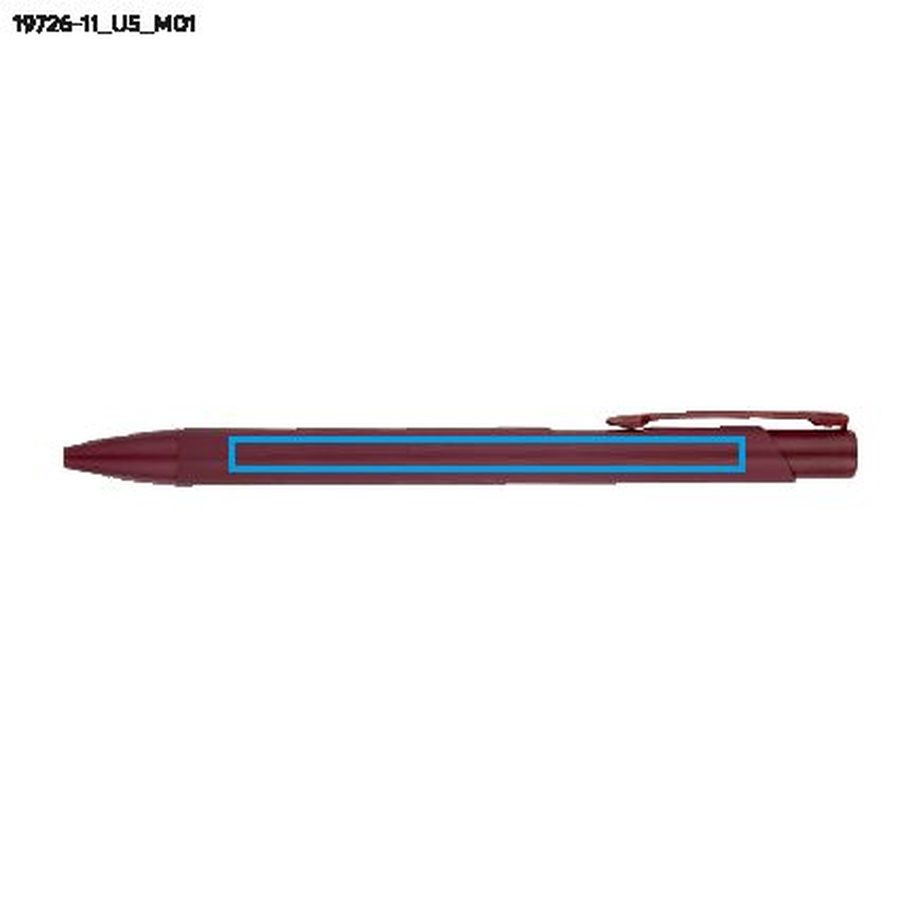Stylo bille SOT: Zone de marquage avant · Impression UV