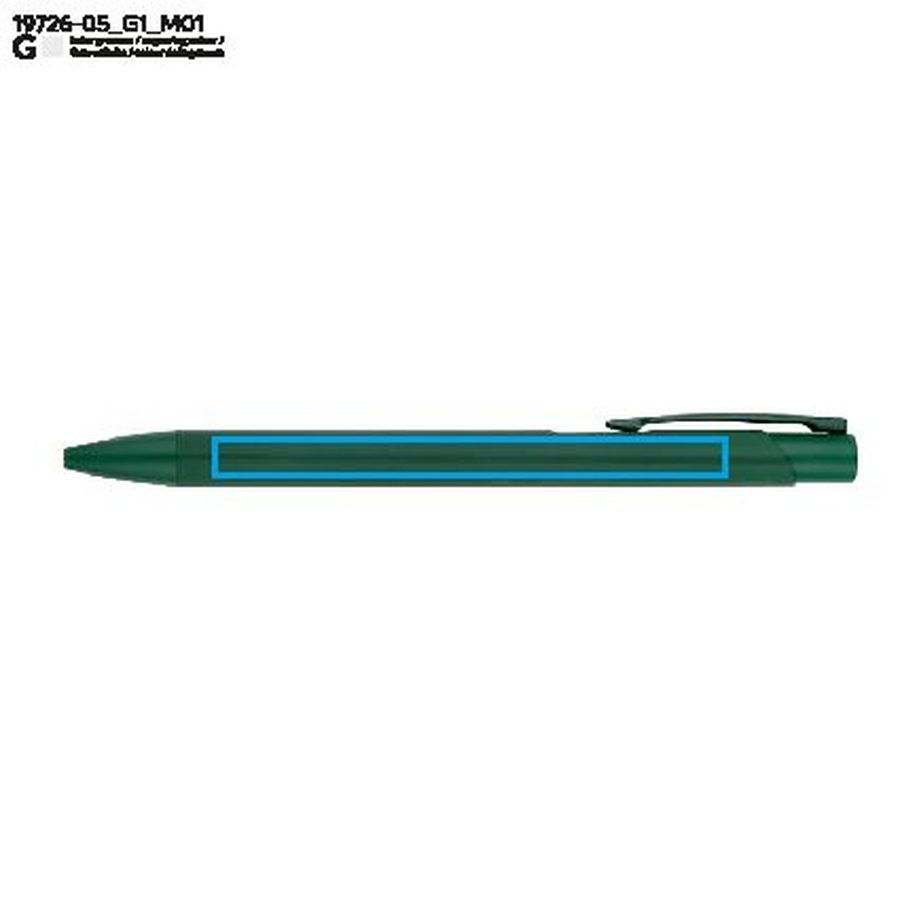 Stylo bille SOT: Zone de marquage avant · Gravure laser
