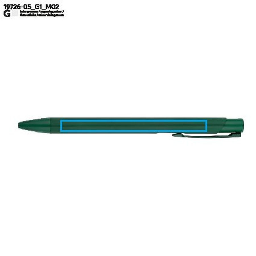 Stylo bille SOT: Zone de marquage arrière · Gravure laser