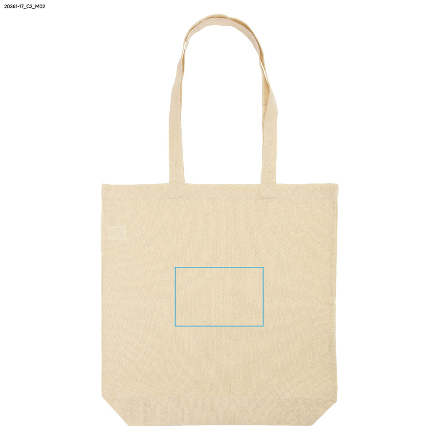 TOBI – sac en coton 140 g: Zone de marquage arrière · DTF