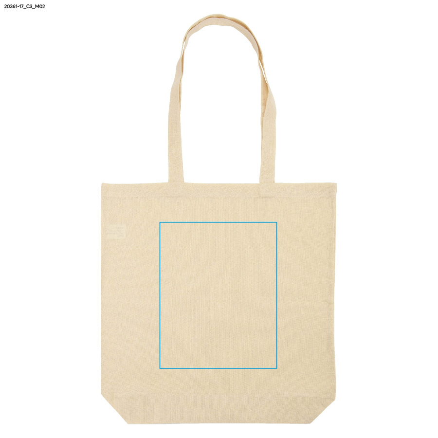 TOBI – sac en coton 140 g: Zone de marquage arrière · DTF