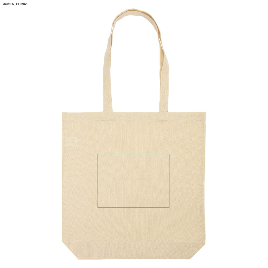 TOBI – sac en coton 140 g: Zone de marquage arrière · Transfert sérigraphique
