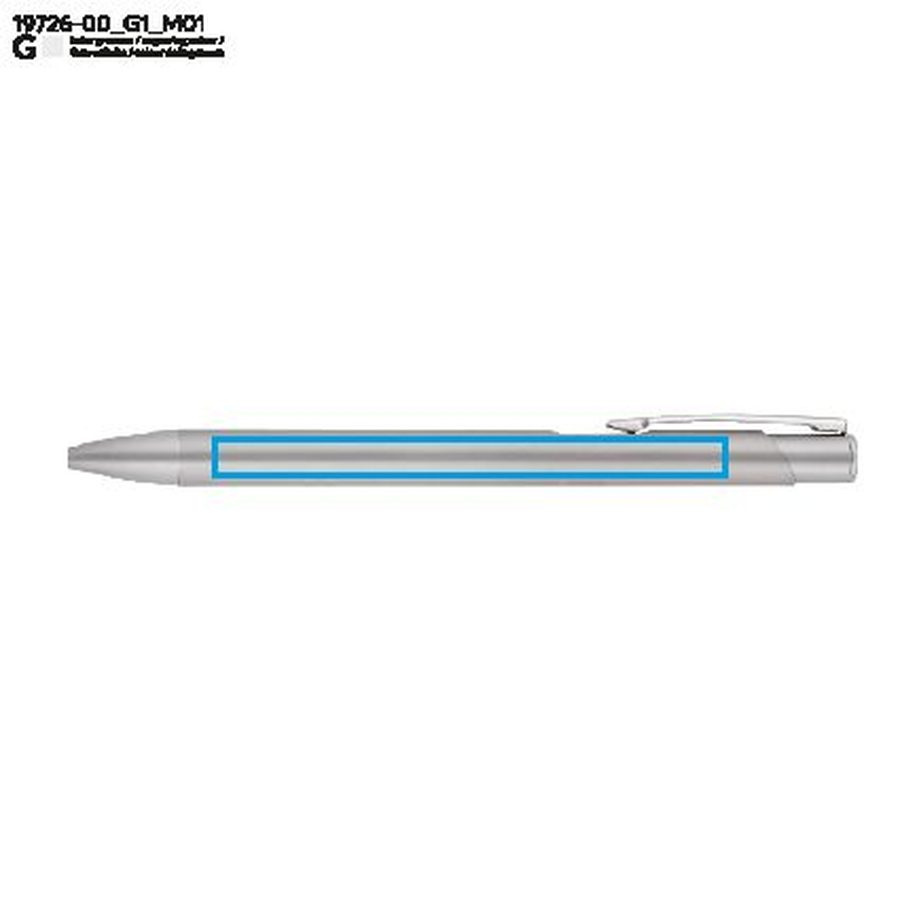 Stylo bille SOT: Zone de marquage avant · Gravure laser