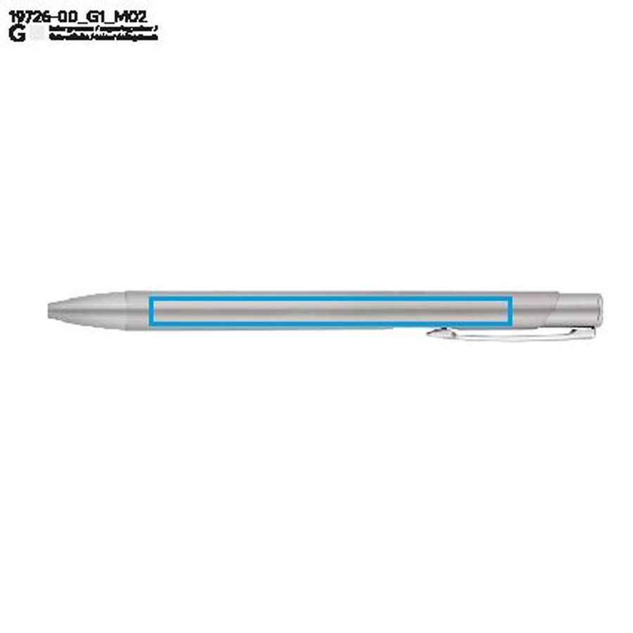 Stylo bille SOT: Zone de marquage arrière · Gravure laser