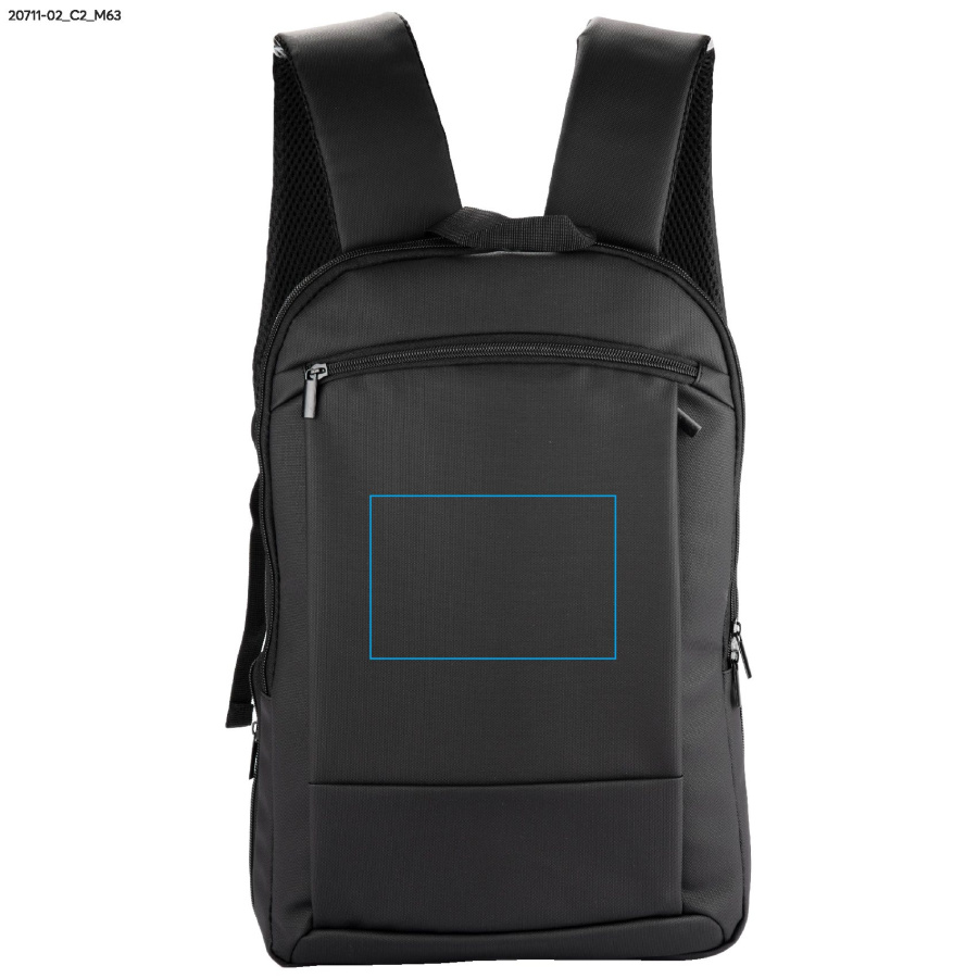 KIP – sac à dos pour ordinateur portable: Zone de marquage avant, en haut · DTF