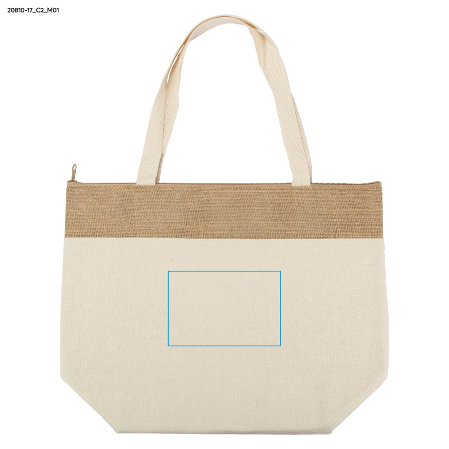 JUTO – sac isotherme: Zone de marquage avant · DTF