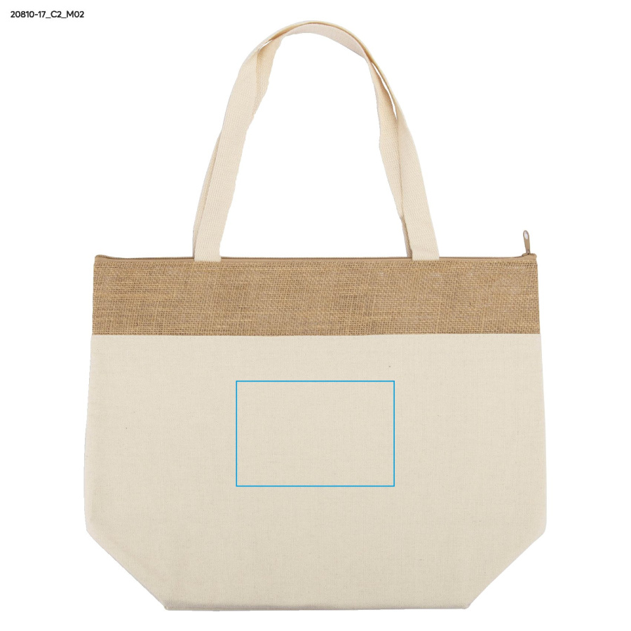 JUTO – sac isotherme: Zone de marquage arrière · DTF