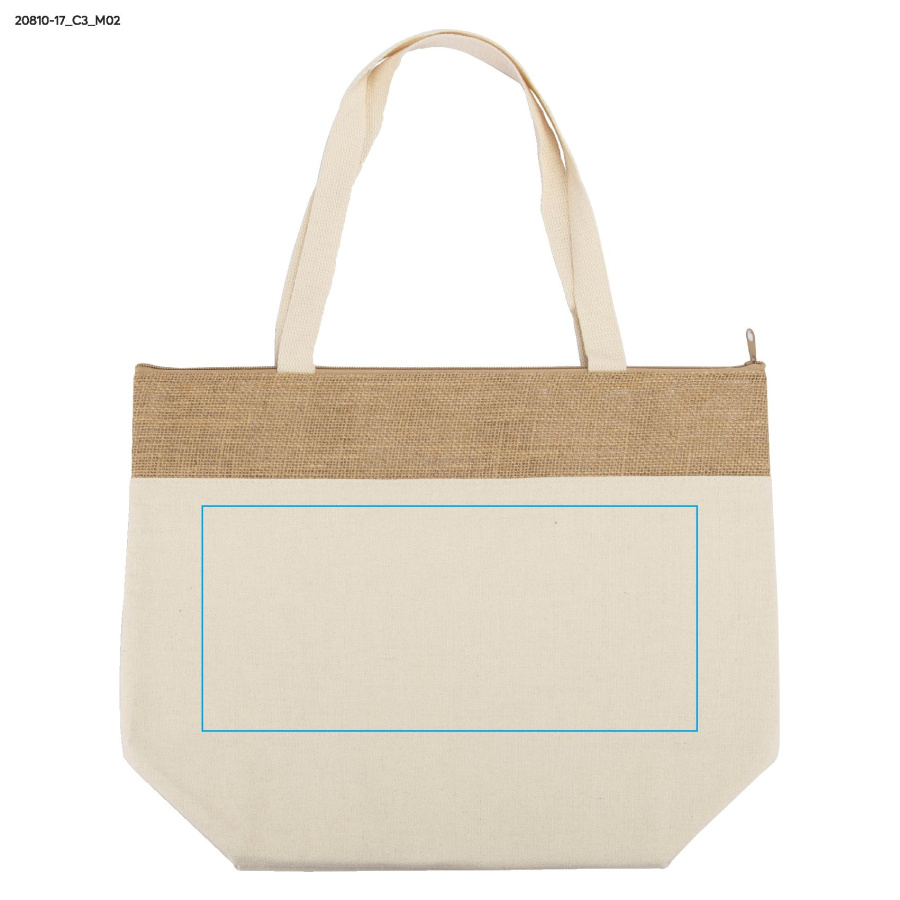 JUTO – sac isotherme: Zone de marquage arrière · DTF