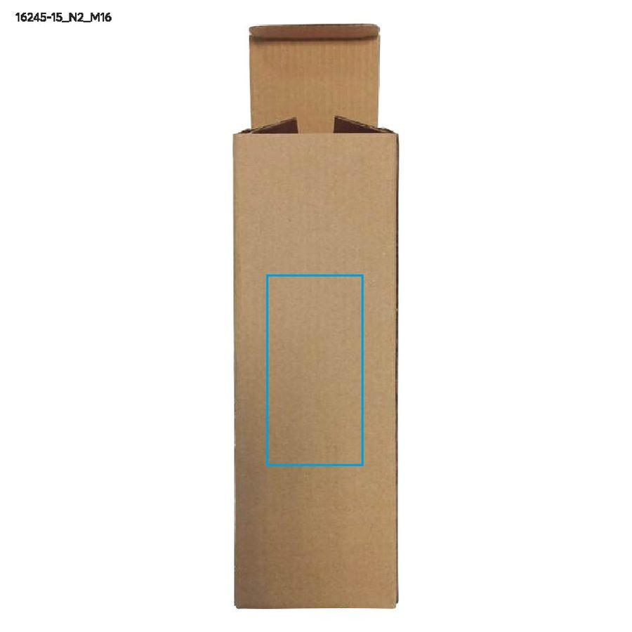 VITRO – bouteille en verre 650 ml: Zone de marquage box · Tampographie