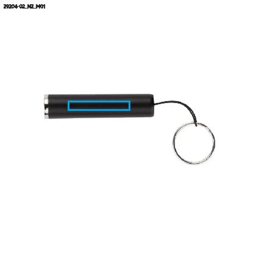 IGNI – lampe de poche: Zone de marquage avant · Tampographie