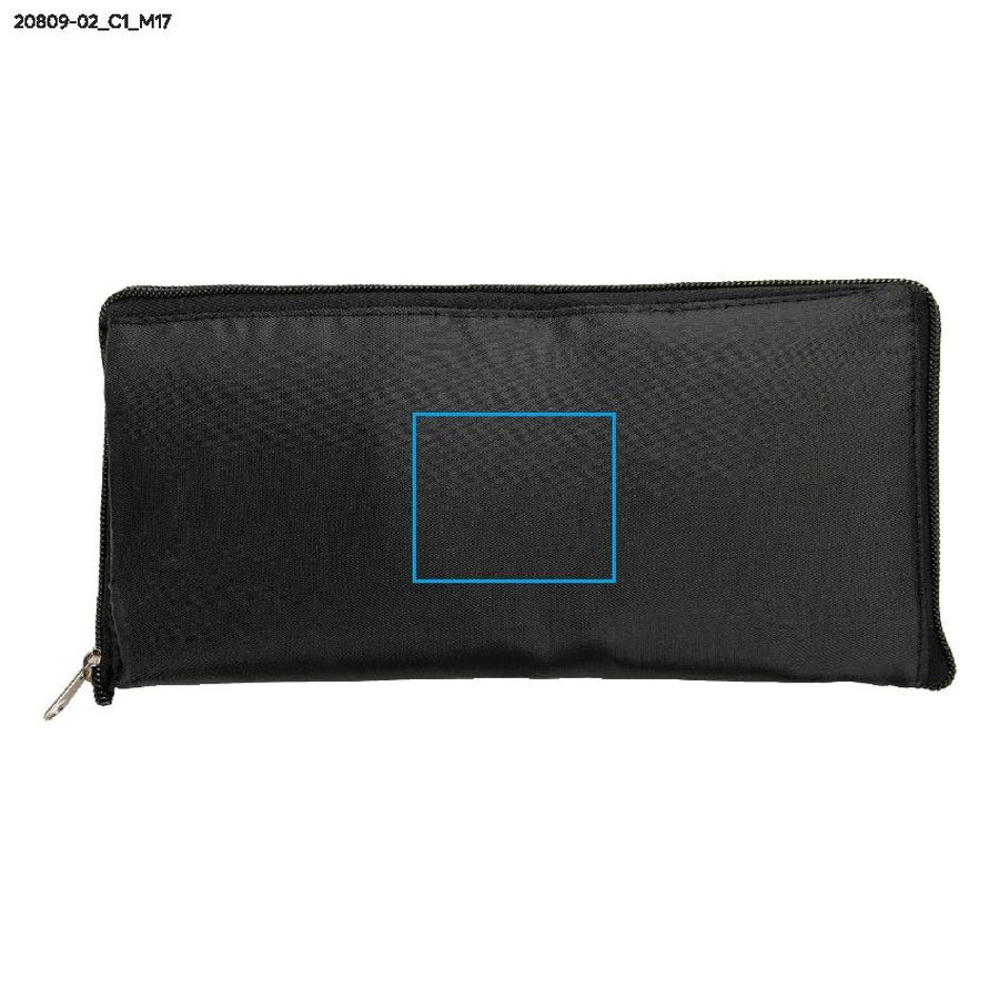 Sac pliable PINO: Zone de marquage de l’étui, Face avant · DTF