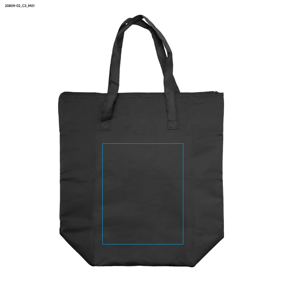 Sac pliable PINO: Zone de marquage avant · DTF