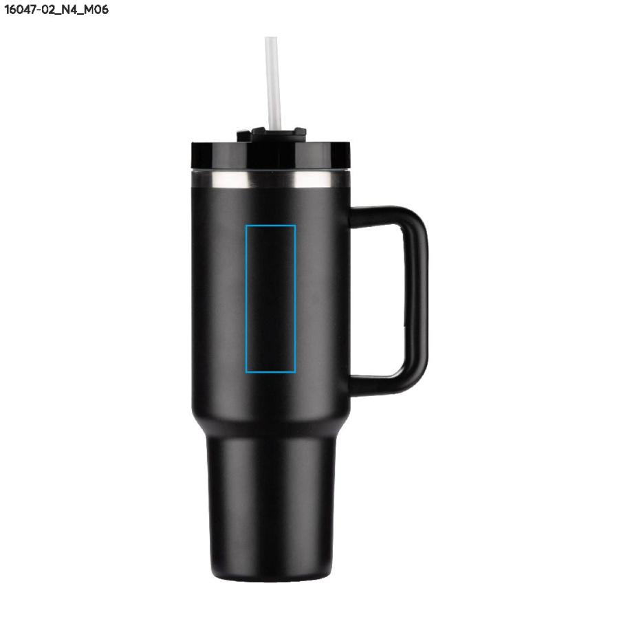 Reisebecher STANLI 1000 ml: Print area side · Pad printing