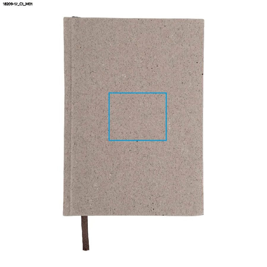 TEO – carnet A5: Zone de marquage avant · DTF