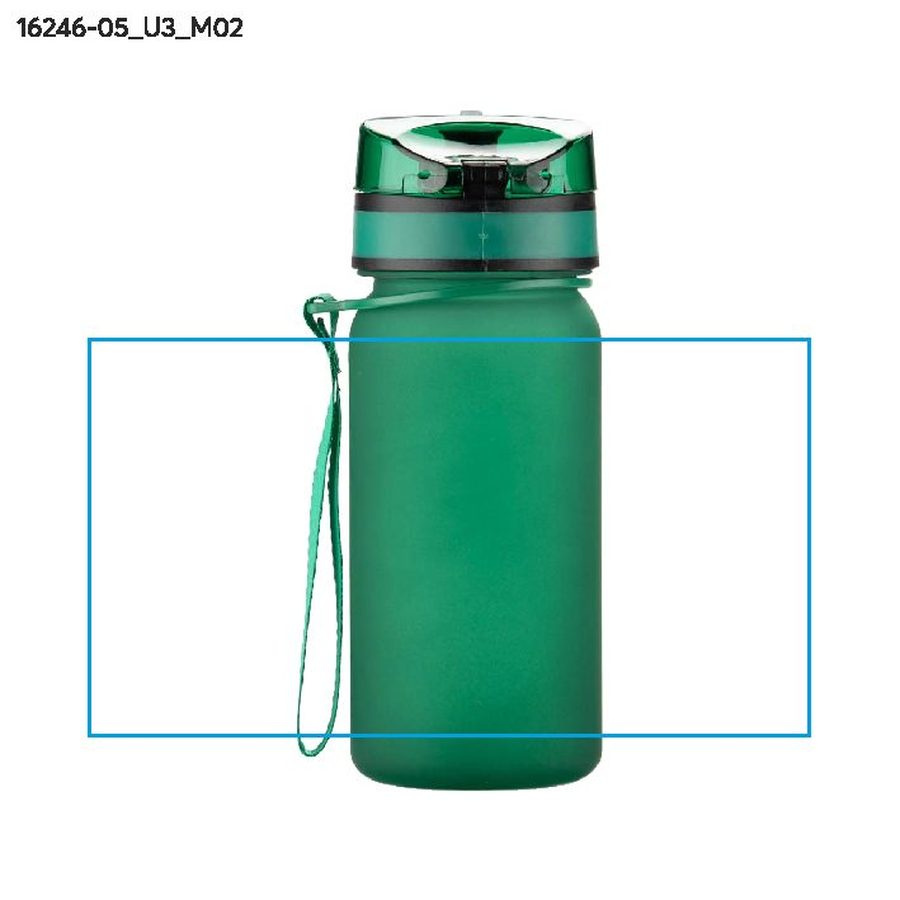 Gourde MOTIVA mini 500 ml: Zone de marquage arrière · Impression UV