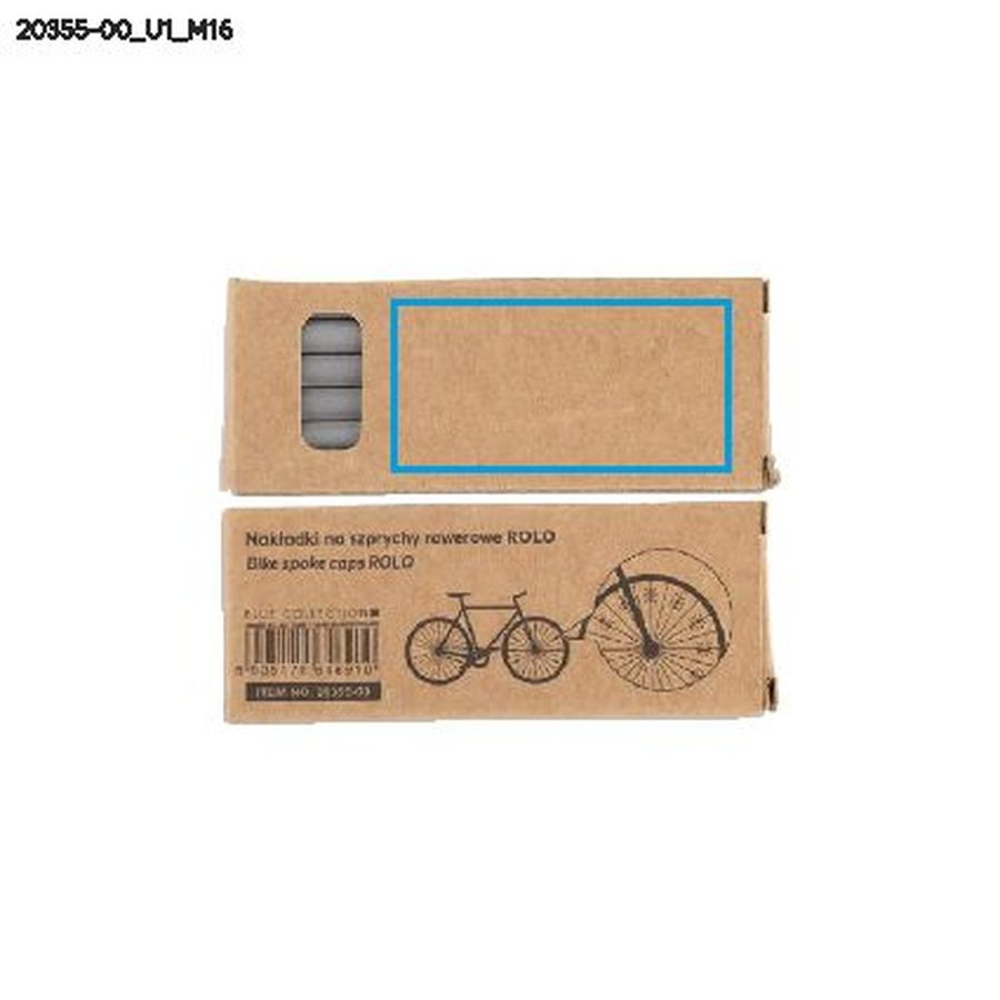 ROLO – réflecteurs de rayons de vélo: Zone de marquage box · Impression UV