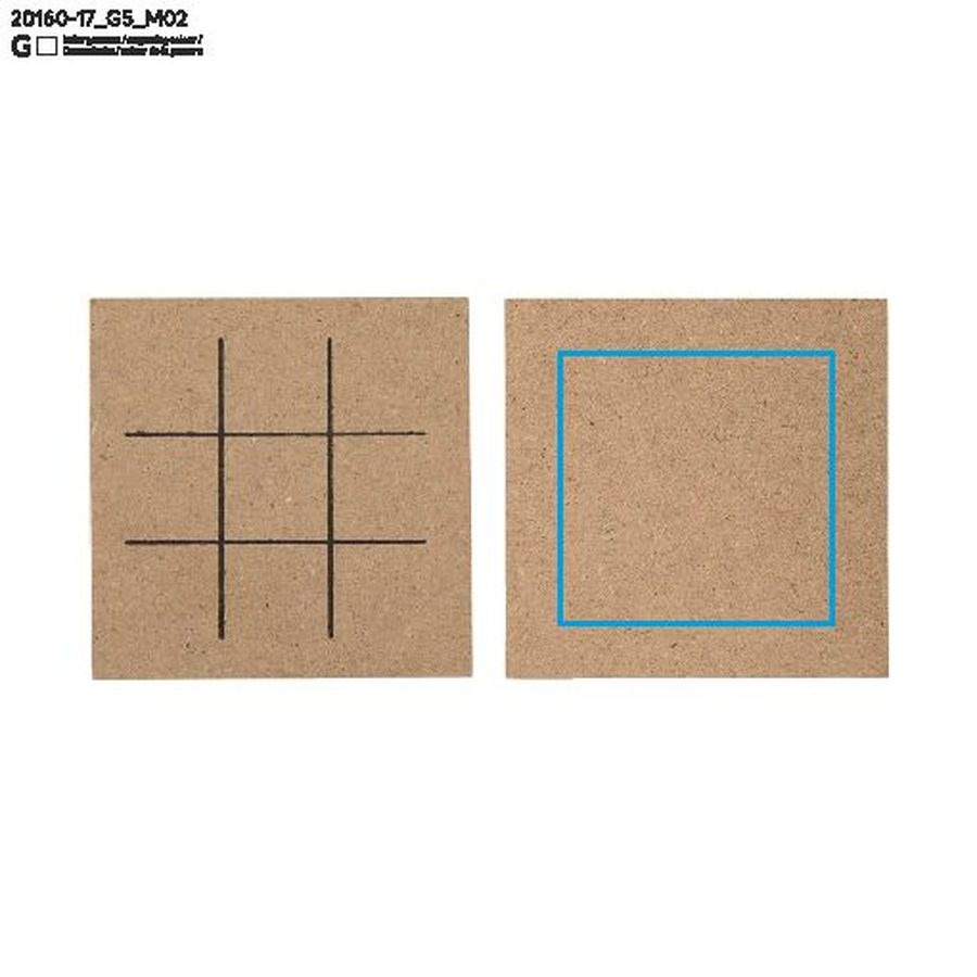 DINIK – jeu de réflexion: Zone de marquage arrière · Gravure laser