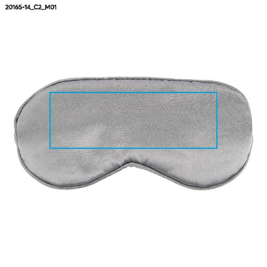 VELURO – masque de sommeil: Zone de marquage avant · DTF