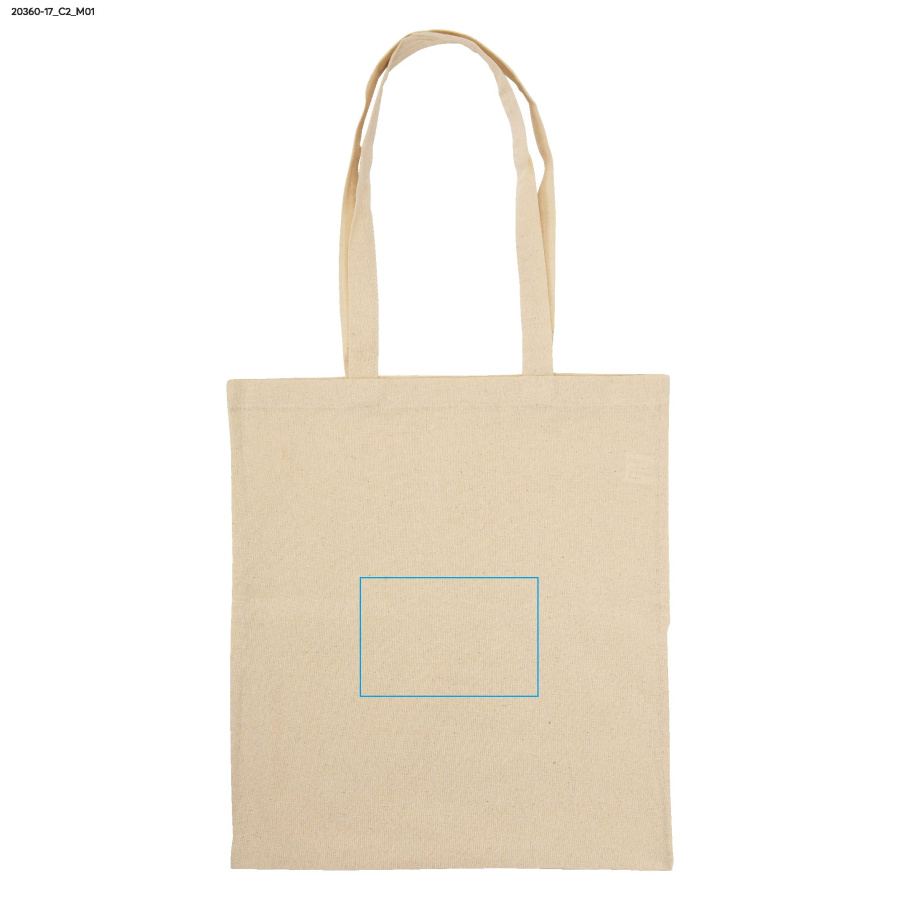 LEMI – sac en coton 150 g: Zone de marquage avant · DTF