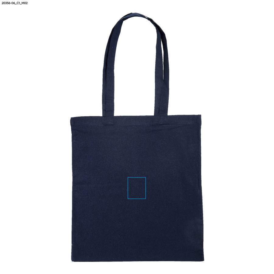 Torba bawełniana GRIS, 140 g: Print area back · DTF