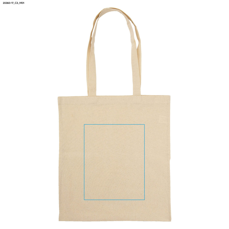 LEMI – sac en coton 150 g: Zone de marquage avant · DTF
