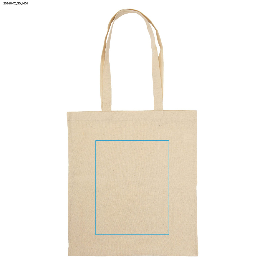 LEMI – sac en coton 150 g: Zone de marquage avant · Sérigraphie