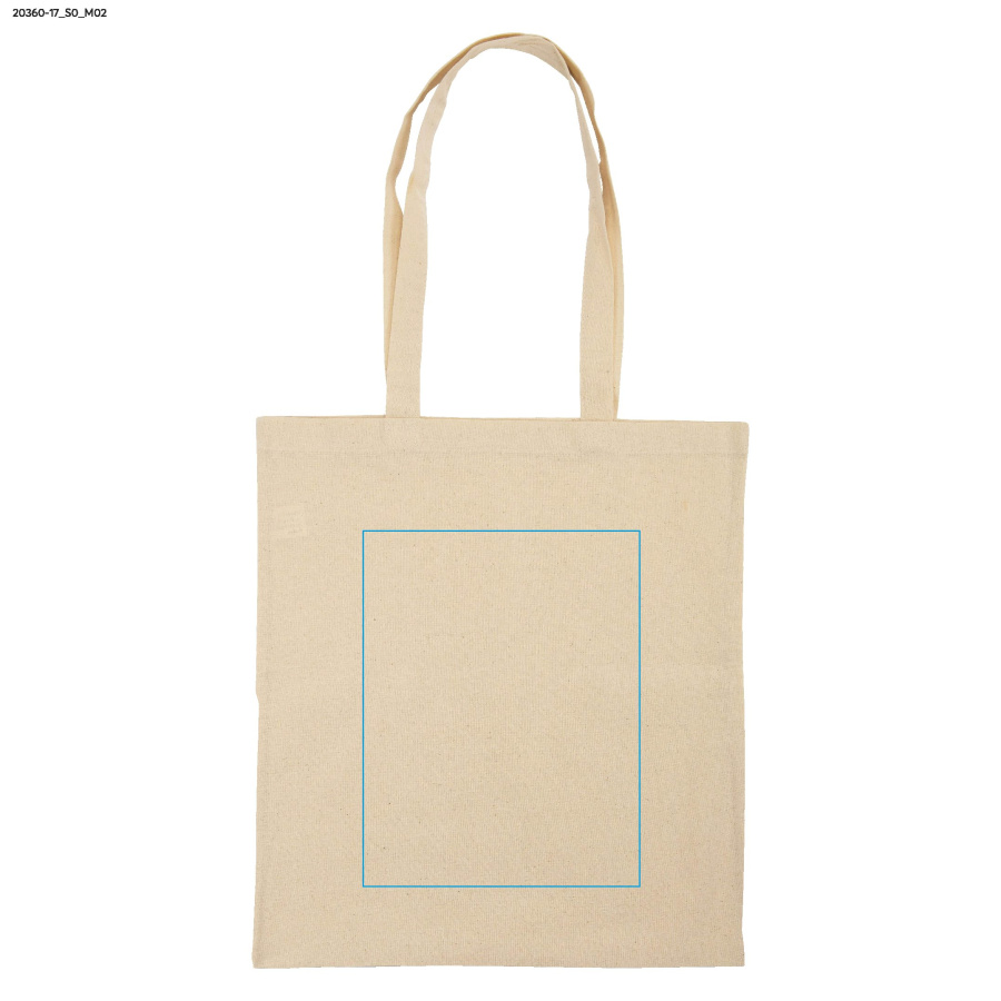 LEMI – sac en coton 150 g: Zone de marquage arrière · Sérigraphie