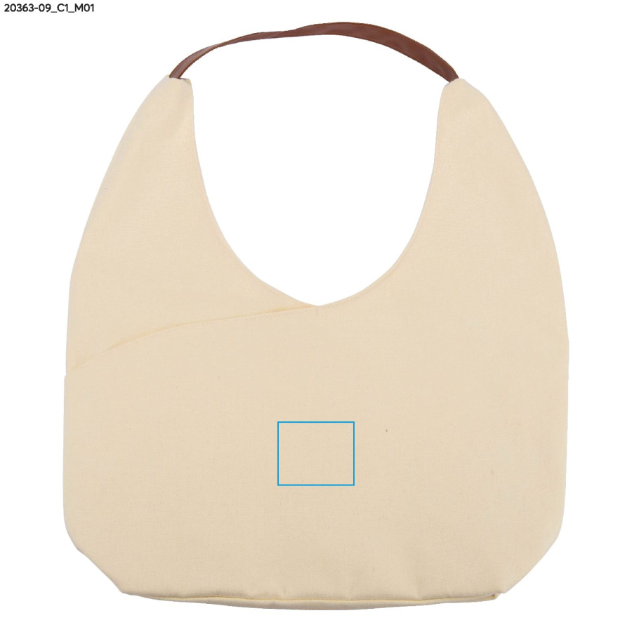 TASKE – sac en coton 280 g: Zone de marquage avant · DTF