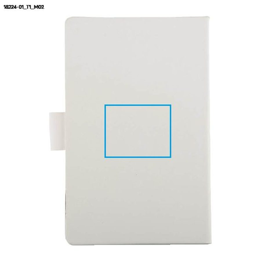 Carnet STIKLO A6 avec notes adhésives: Zone de marquage arrière · Marquage en creux