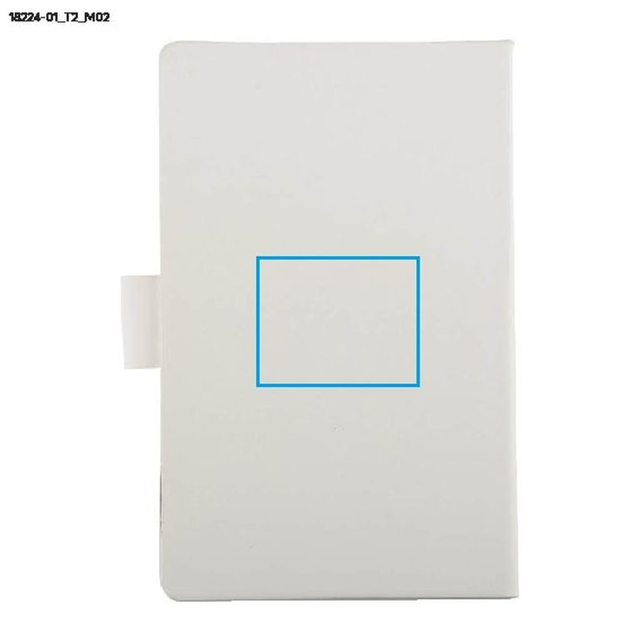 Carnet STIKLO A6 avec notes adhésives: Zone de marquage arrière · Marquage en creux