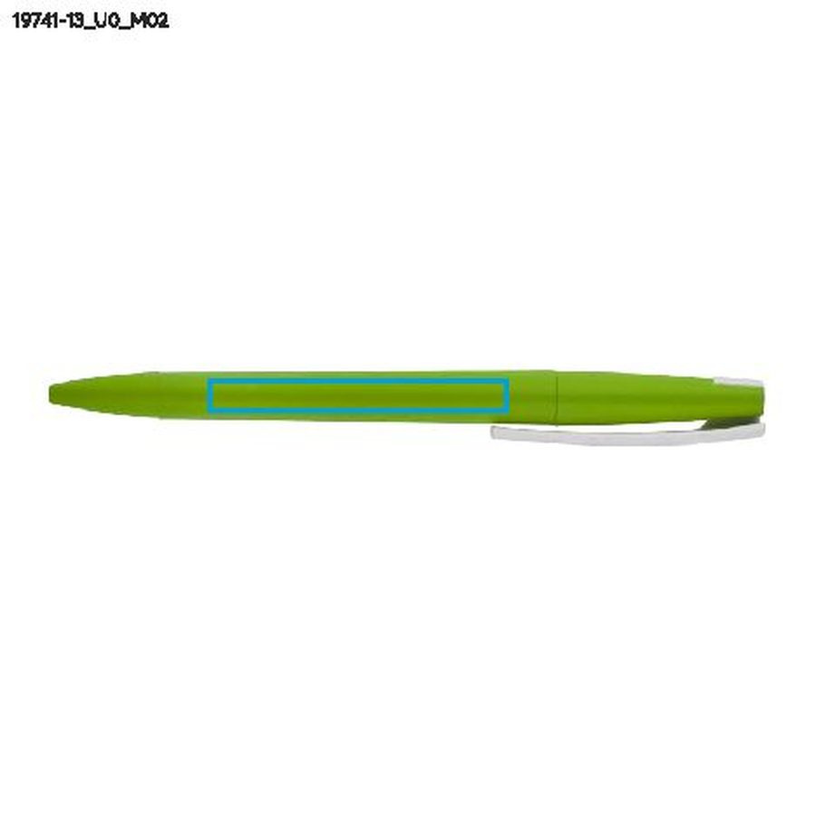 Stylo à bille ZENO: Zone de marquage arrière · Impression UV