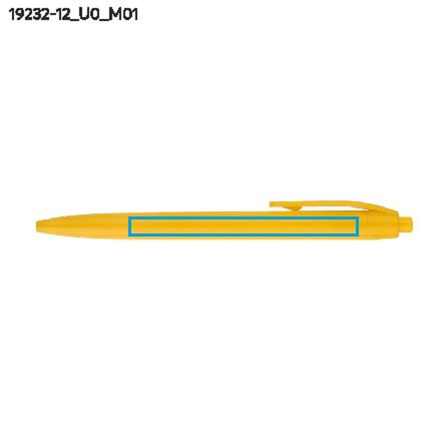 Stylo à bille BASIC: Zone de marquage avant · Impression UV