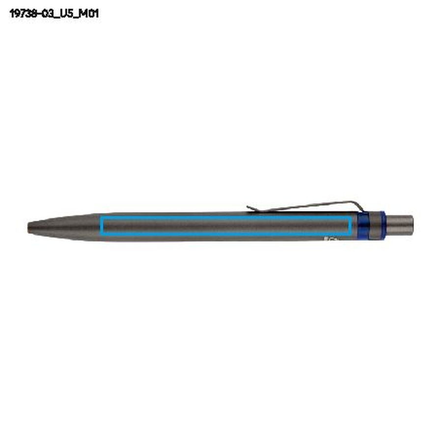 Stylo RAL: Zone de marquage avant · Impression UV