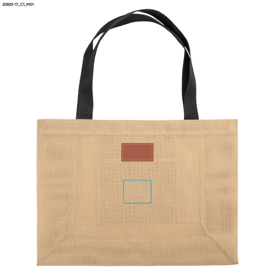 BAZA – sac de plage: Zone de marquage avant · DTF
