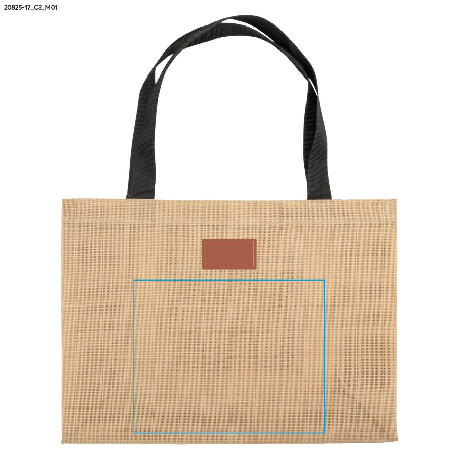 BAZA – sac de plage: Zone de marquage avant · DTF