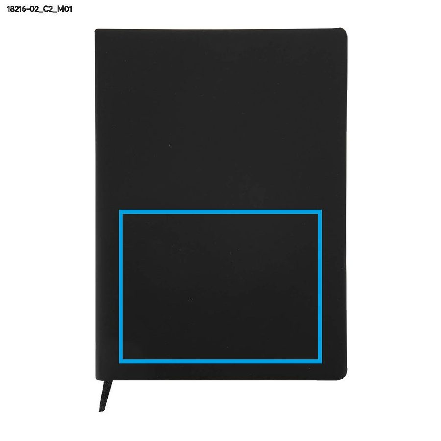 Carnet SOFTY B5: Zone de marquage avant · DTF