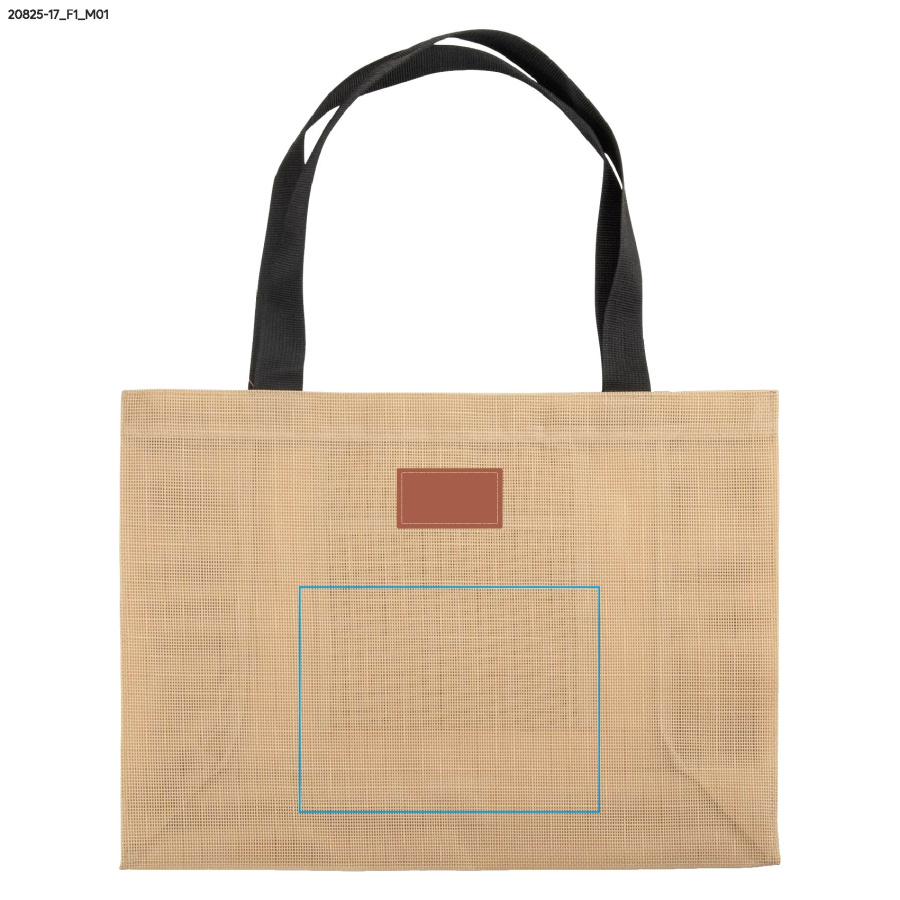 BAZA – sac de plage: Zone de marquage avant · Transfert sérigraphique