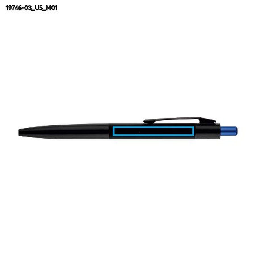 Stylo à bille PAUL: Zone de marquage avant · Impression UV