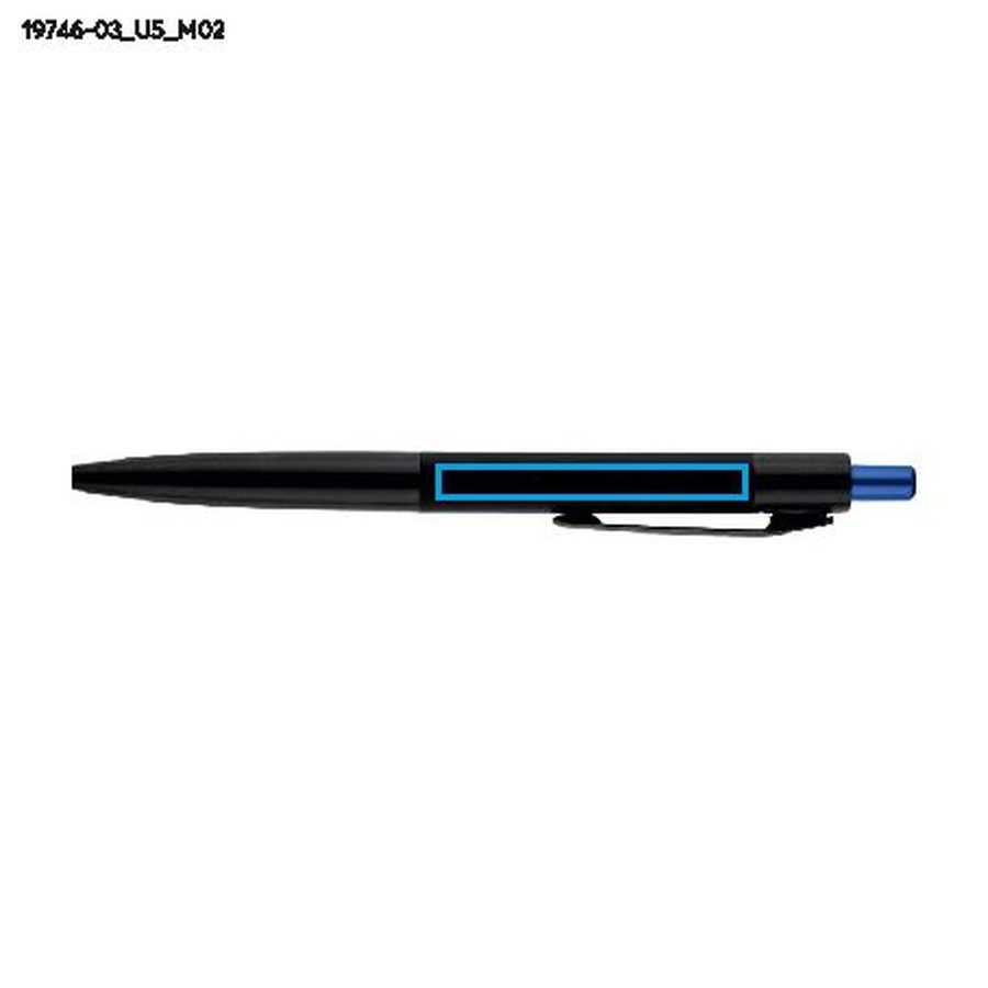 Stylo à bille PAUL: Zone de marquage arrière · Impression UV
