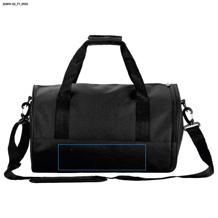 ATHLEX – sac de sport: Zone de marquage bottom · Transfert sérigraphique